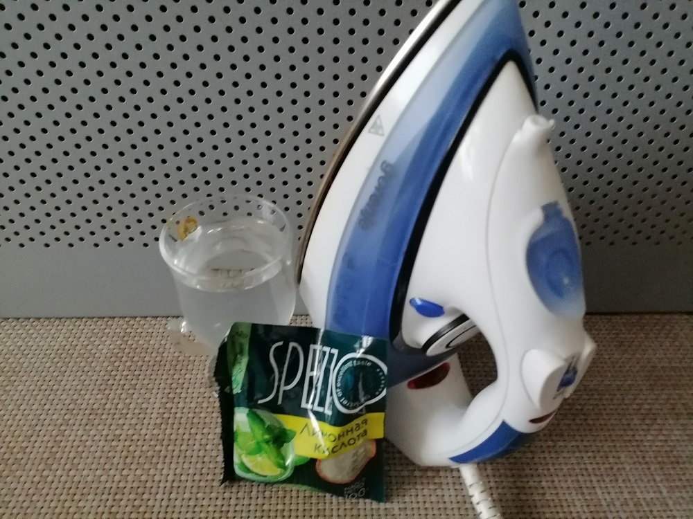 Очистка утюга от накипи за 5 минут при помощи лимонной кислоты