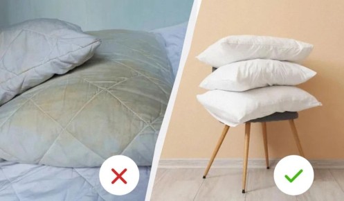 Секреты чистоты: как вернуть белизну подушке за одну ночь