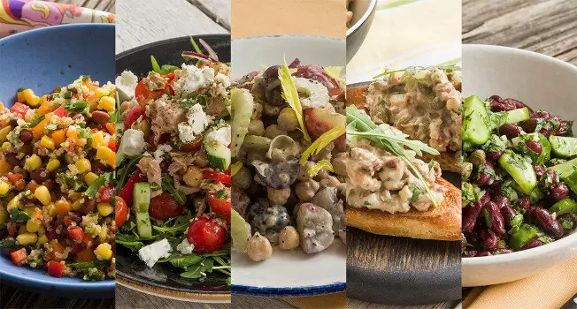 Салаты с фасолью и нутом: быстро, вкусно и удобно