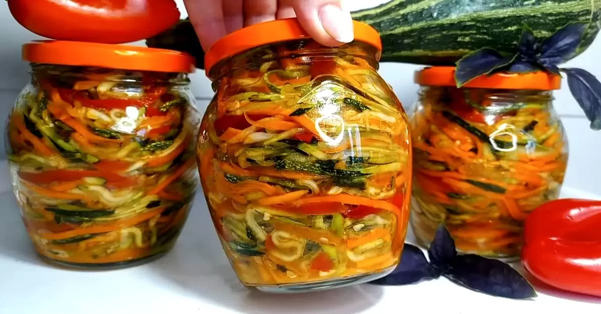 Кабачки по-корейски: неповторимая закуска на зиму