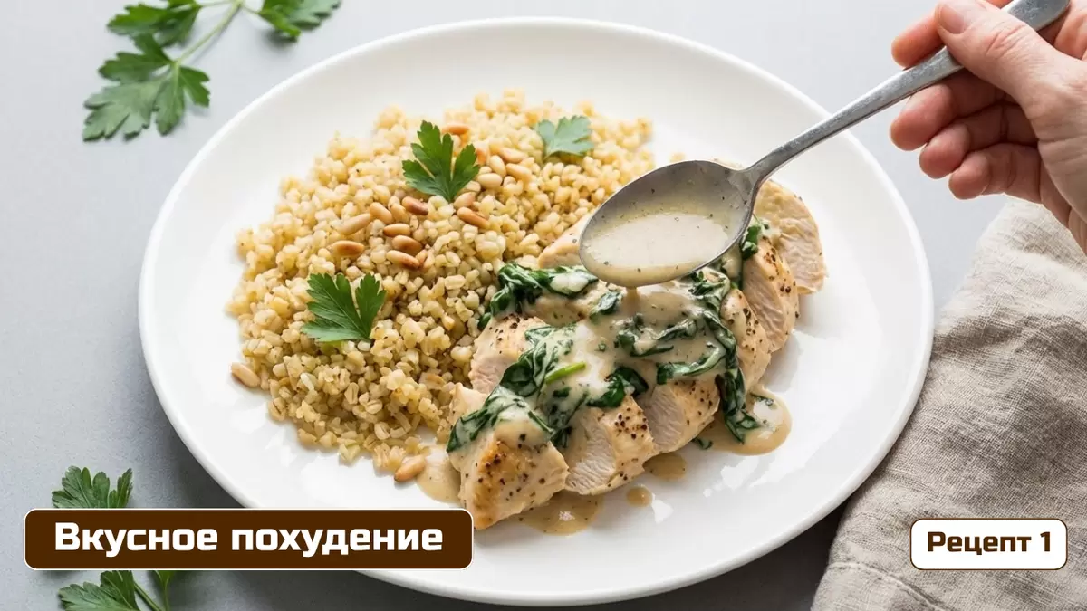 Курица в йогуртовом чесночном соусе: быстрое и полезное блюдо для похудения