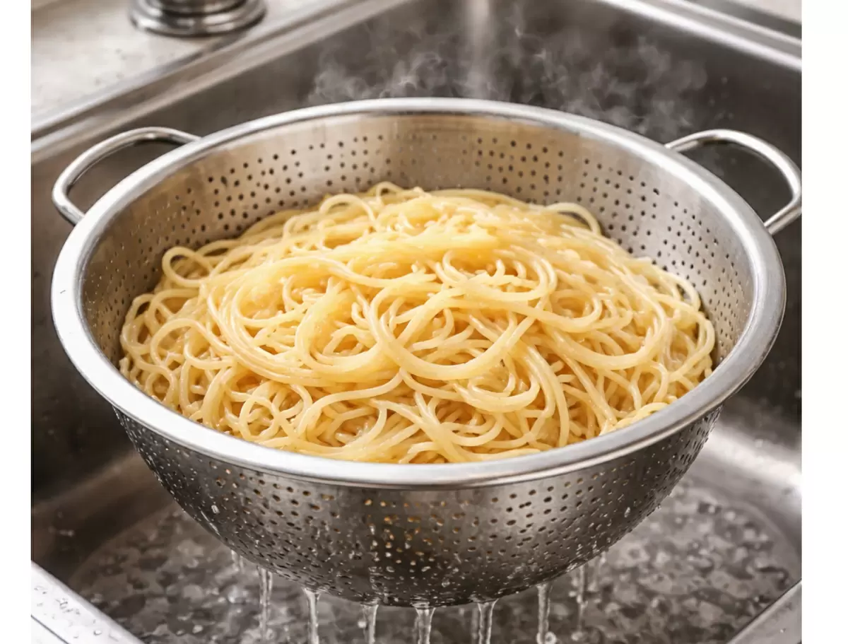 узнала только в 50 лет, что всю жизнь откидывала макароны на дуршлаг неправильно