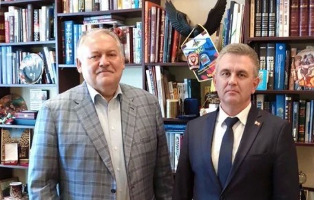 Константин Затулин поздравил с Днем Рождения Президента Приднестровской Молдавской Республики В. Н. Красносельского