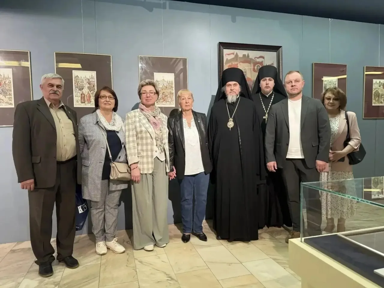 В Храме Христа Спасителя в Москве открылась выставка картин тверского мастера, народного художника РФ Людмилы Юга