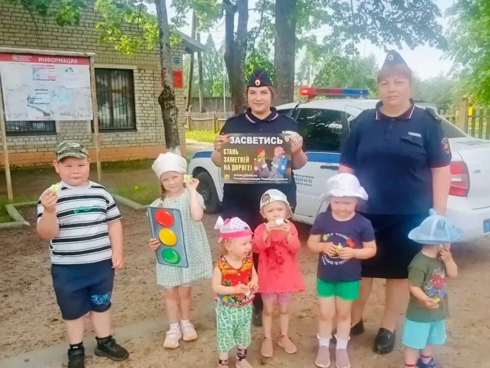 Сотрудники Госавтоинспекции Тверской области провели профилактические встречи с дошкольниками Сотрудники Госавтоинспекции Тверской области провели профилактические встречи с дошкольниками