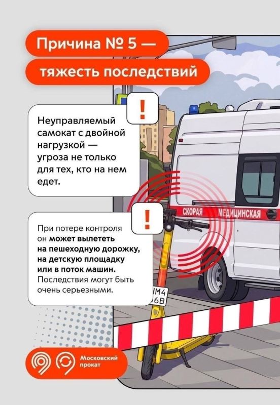 Один самокат - один человек Один самокат - один человек