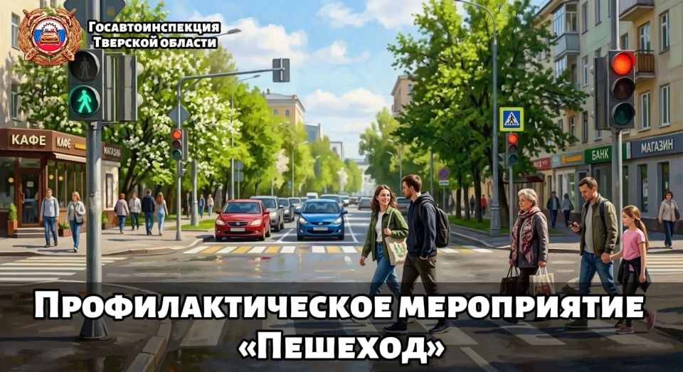 На территории Тверской области проходит профилактическое мероприятие «Пешеход»