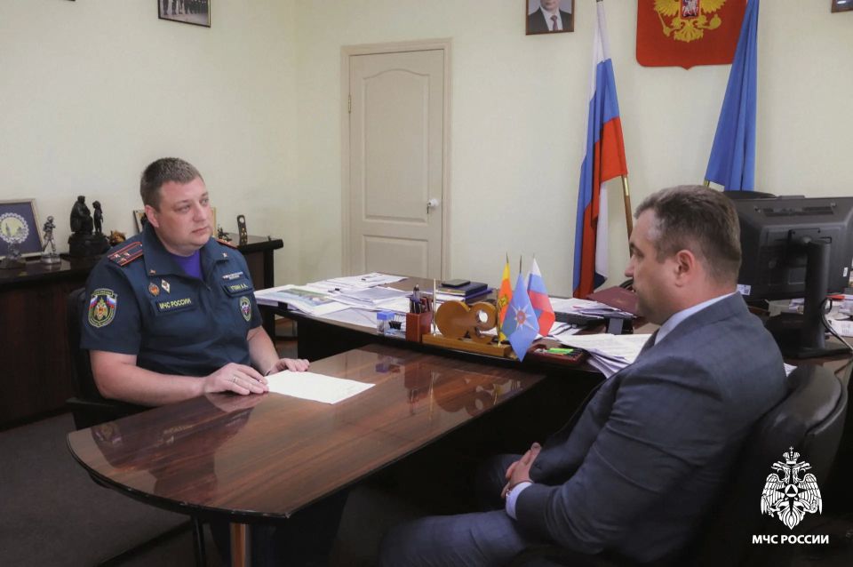 Рабочая встреча руководителя Главного управления с представителем ПАО «Ростелеком» Рабочая встреча руководителя Главного управления с представителем ПАО «Ростелеком»