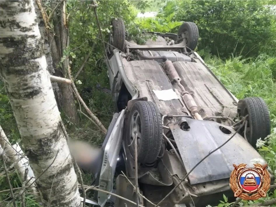 В Тверской области опрокинулся автомобиль: водитель не выжил