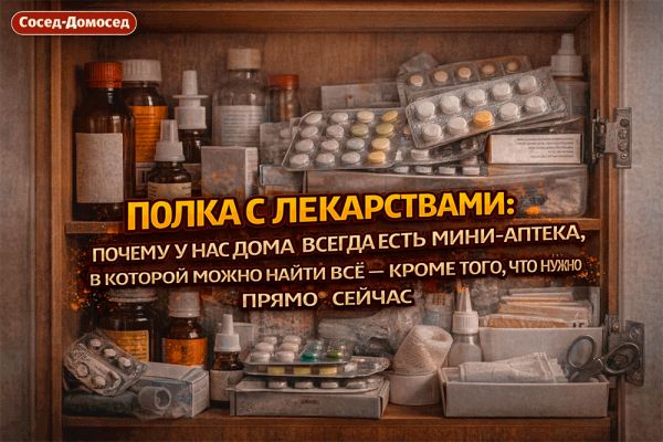 Почему наш дом превращается в аптеку: разбор фармацевтических резервов