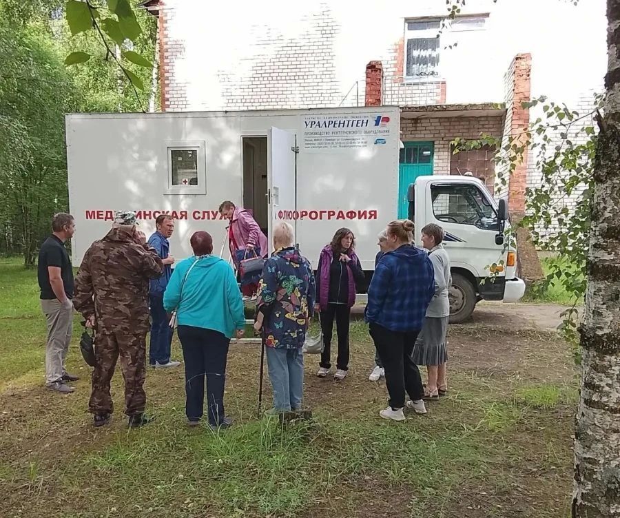 Передвижной флюорограф выявил болезни легких у жителей Сандовского округа