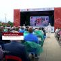 Сегодня в нашем городе прошли народные гуляния в рамках фестиваля «Жизнь семьи в любви и верности»