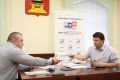Олег Лебедев представил в избирательную комиссию Тверской области документы о выдвижении кандидатом в депутаты Государственной Думы России