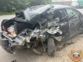 В Твери поезд разорвал легковушку