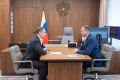 Дмитрий Патрушев провел рабочую встречу с губернатором Запорожской области Евгением Балицким