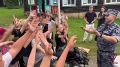 В Тверской области росгвардейцы провели спортивно – патриотическую встречу с ребятами из лагеря