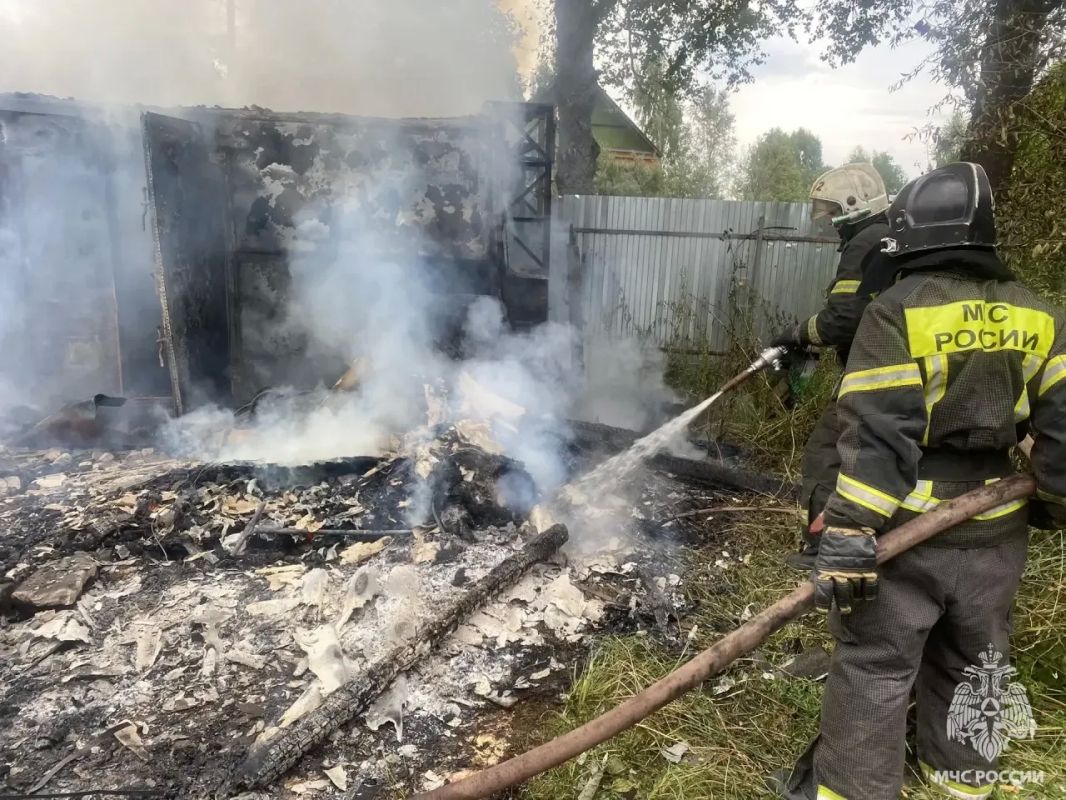 Пожар в хозяйственной постройке Пожар в хозяйственной постройке