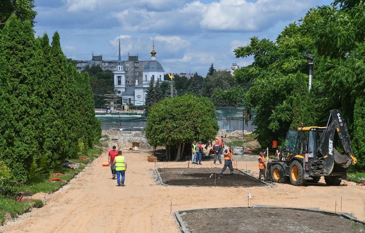 Виталий Королев: Для меня принципиально важно, чтобы работы в Городском саду Твери шли по графику Виталий Королев: Для меня принципиально важно, чтобы работы в Городском саду Твери шли по графику