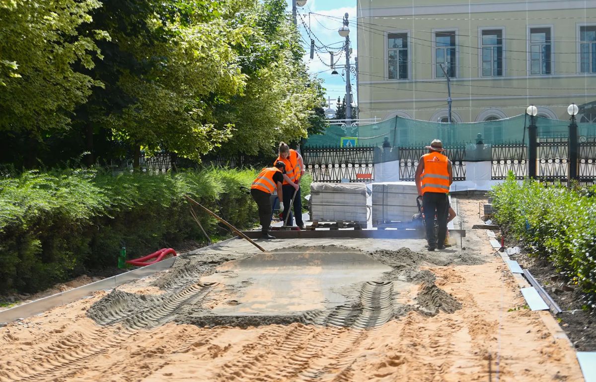 Виталий Королев: Для меня принципиально важно, чтобы работы в Городском саду Твери шли по графику Виталий Королев: Для меня принципиально важно, чтобы работы в Городском саду Твери шли по графику