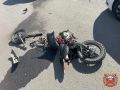После ДТП в Тверской области питбайк развалился на две части, есть пострадавший