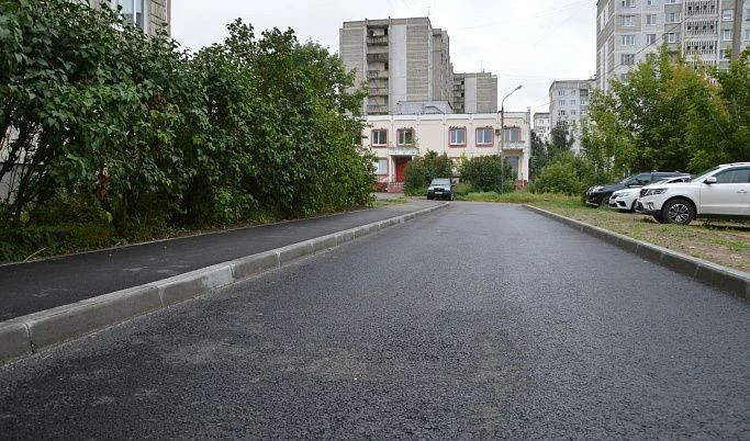 В Пролетарском районе Твери завершены ремонтные работы во дворах
