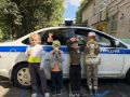 Тверские автоинспекторы провели для ребят из детского сада № 107 акцию «Мой безопасный маршрут»