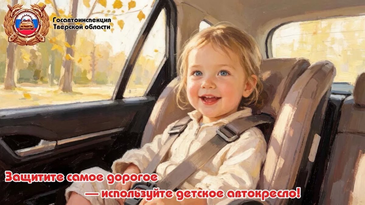 Госавтоинспекция Тверской области проводит профилактическое мероприятие «Детское кресло»