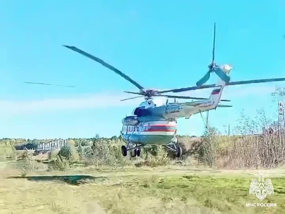 29 сентября вертолёт Ми-8 МЧС России совершил санитарный вылет в ЦРБ Пеновского МО для оказания помощи и транспортировки пациента в детскую областную клиническую больницу Твери