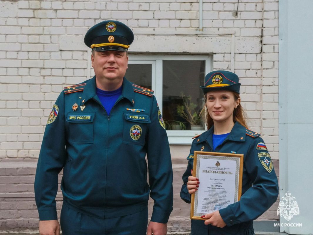 В Главном управлении МЧС России по Тверской области прошло торжественное построение В Главном управлении МЧС России по Тверской области прошло торжественное построение